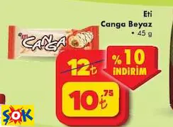 ETİ CANGA BEYAZ ÇİKOLATA